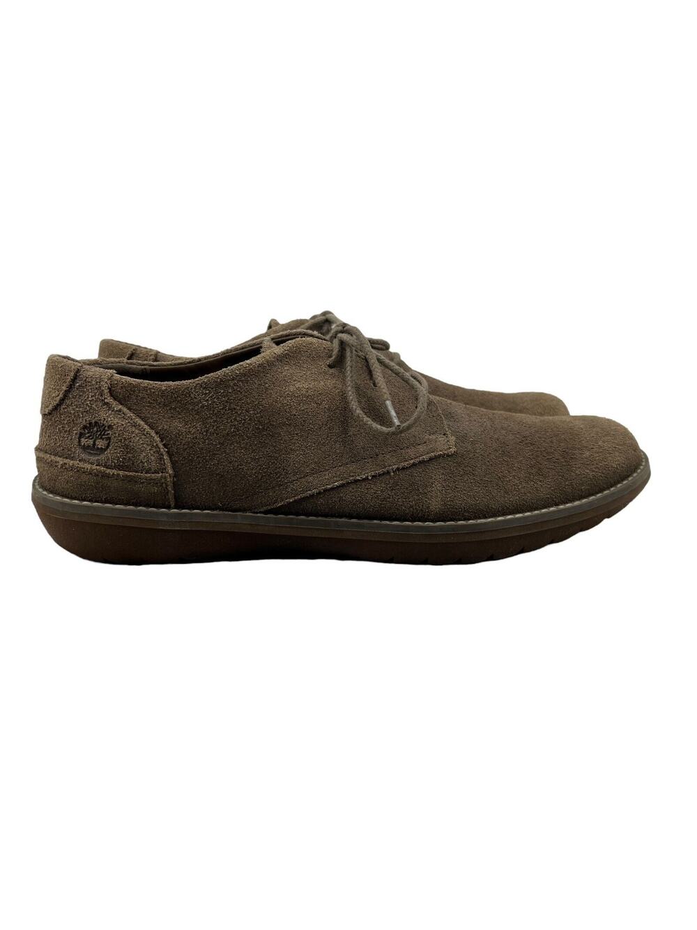 Timberland Mens‎ 12 Shoes Tan Brown Front Country Suede 3-Eye Plain Travel 5252A